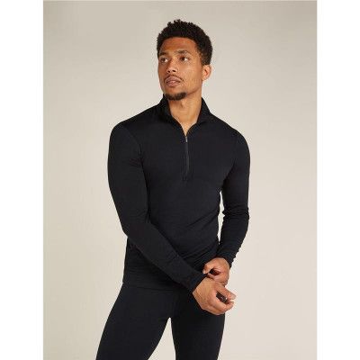 Icebreaker M 200 Oasis LS HalfZip Black
