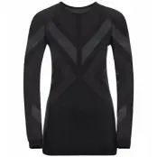 Odlo Kinship Warm Bl TopCrew Neck L/S Women Black Melange