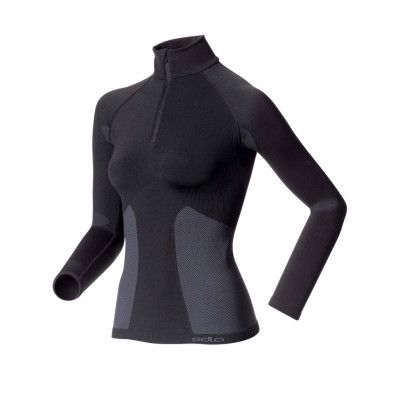 Odlo L/S Turtle Neck 1/2 Zip Evolution Warm Underställströja Dam - Utgående
