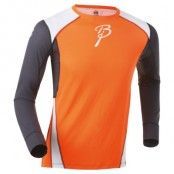 Shirt Dry Ls M, Shocking Orange/Peri/Br White