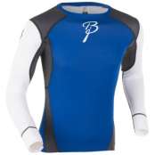 Shirt Dry Ls XXL, Surf The Web/Br White/Persian