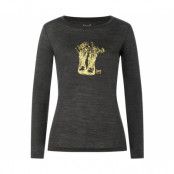 Super.natural Blossom Boots LS Shirt Women Pirate Grey Melange/Gold