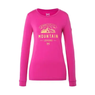 Super.natural Mountain Love LS Shirt Women
