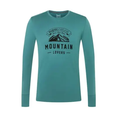 Super.natural Mountain Lovers LS Shirt Men