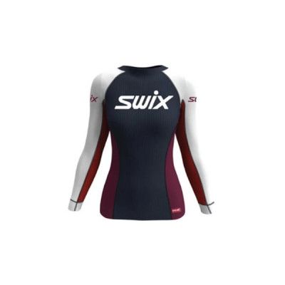 Swix Racex Bodyw LS W Dark Navy/ Rhubarb Red