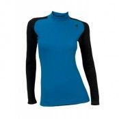 Warmwool Shirt Crew Neck Women's S, Blue Sapphire/Jet Black