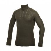 Woolpower Lite Zip Turtle Neck Pine Green