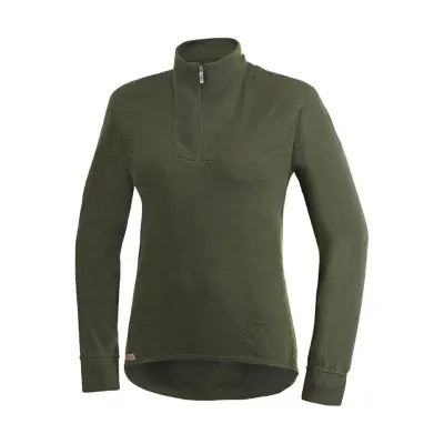 Woolpower 200 Zip Turtleneck Pine Green