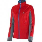 Women's Equipe Softshell Jacket S, Poppy/Dark Cloud