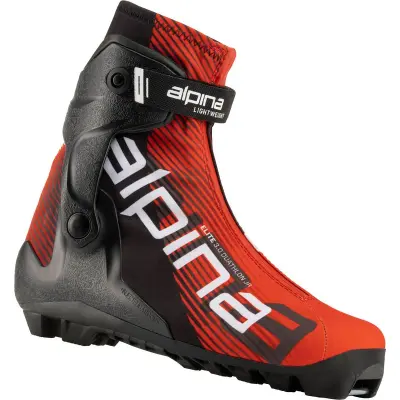 Alpina Elite Duathlon 3.0 Junior -23 Längdpjäxor Red/Black, EU 34