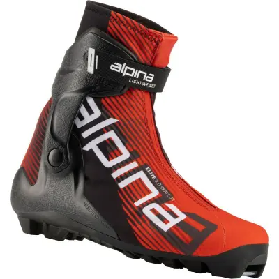 Alpina Elite Skate 3.0 Junior -23 Längdpjäxor Red/Black, EU 38