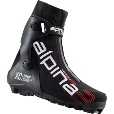 Alpina Race Combi Junior Längdpjäxor Black/Red, EU 40