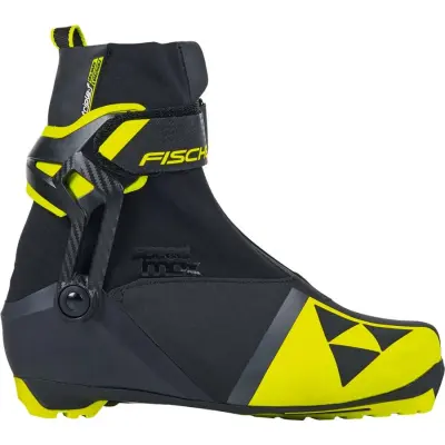 Fischer Speedmax Junior Skate Längdpjäxor Black/Yellow, EU 37