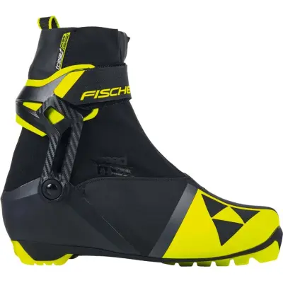 Fischer Speedmax Junior Skiathlon Längdpjäxor Black/Yellow, EU 37