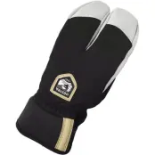 Hestra Wool Terry Splitt Mitt Junior Tumvantar Black, 4