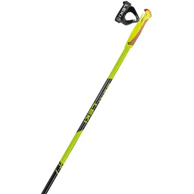 Leki PRC Junior Yellow Längdskidstavar, 130 CM