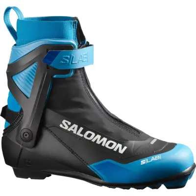 Salomon S/LAB Skate Junior Prolink Längdpjäxor Black/Process Blue, UK 6,5