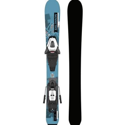 Salomon Ski Set L Qst Jr XS+ C5 Gw J75 Gy 70