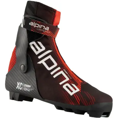 Alpina Comp Skate -23 Längdpjäxor Red/Black, EU 42