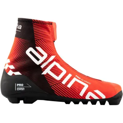 Alpina Pro Classic S Red/Black Längdpjäxor Red/Black, EU 36