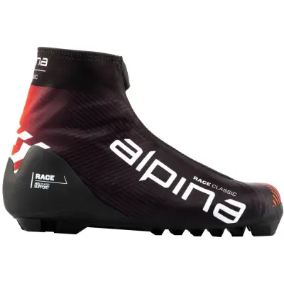 Alpina Racing Classic Black/Red Längdpjäxor Red/Black, EU 36