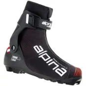 Alpina Racing Duathlon Junior Black/Red Längdpjäxor Red/Black, EU 36