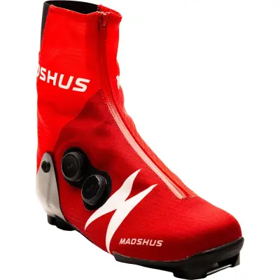Madshus Redline Classic BOA Längdpjäxor Red/Black, EU 43