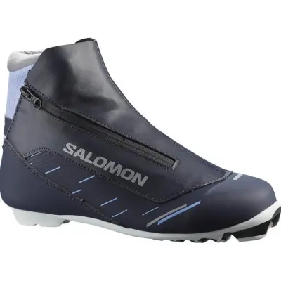 Salomon RC8 Vitane Classic Prolink Längdpjäxor Ebony/Kentucky Blue, UK 4