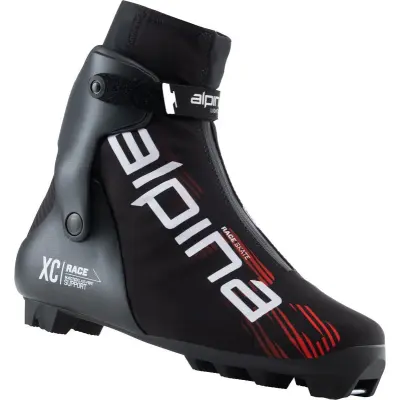 Alpina Race Skate Längdpjäxor Black/Red, EU 36