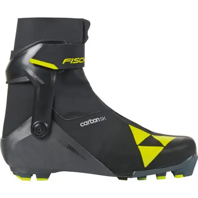 Fischer Carbon Skiathlon DP -24 Längdpjäxor Black/Yellow, EU 38