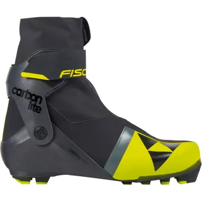 Fischer Carbonlite Skate -23 Längdpjäxor Black/Yellow, EU 45