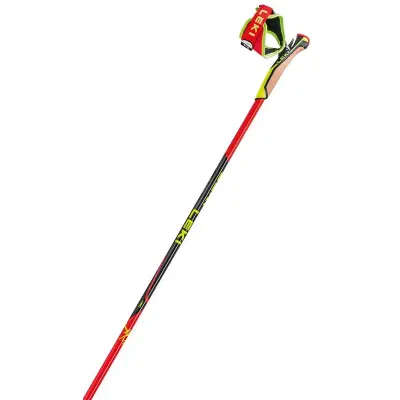 Leki HRC Max Red Rålängd Längdskidstavar, 150 CM