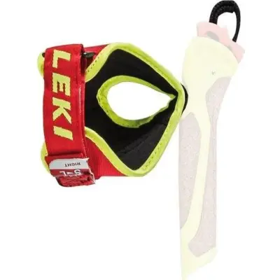 Leki Fix FRT Strap Red Stavremmar, XS