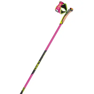 Leki PRC 750 Pink Längdskidstavar, 140 CM