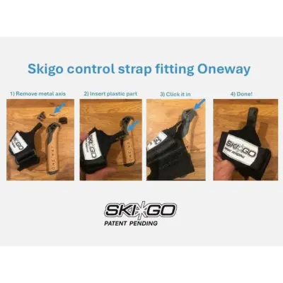 Skigo Foam Rem Pro Klick Stavremmar, L