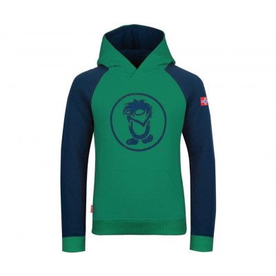 TROLLKIDS Stavanger Sweater Kids Pepper Green/Navy