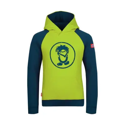 TROLLKIDS Stavanger Sweater Kids Petrol/Lime