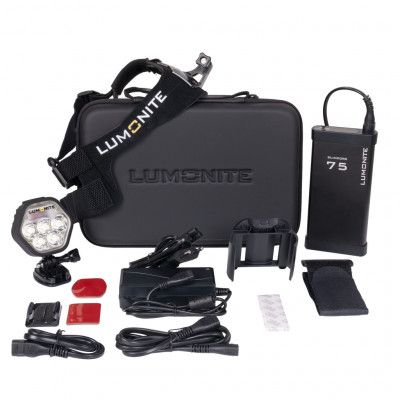 Skidhjälmslampa LUMONITE Navigator2 - 4195 lm / Laddbar