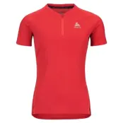 Odlo Axalp Trail S/S 1/2Zip T-Shirt Women American Beauty