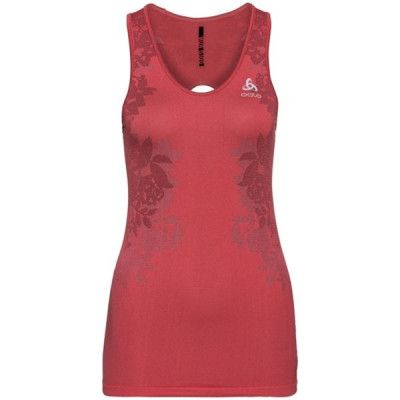 Odlo Bl Top Crew Neck Singlet Ceramicool Women Chrysanthemum/Quail/Black