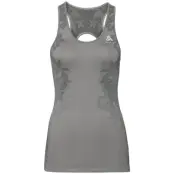 Odlo Bl Top Crew Neck Singlet Ceramicool Women Odlo Concrete Grey/Odlo Silver Grey