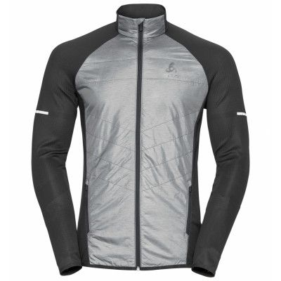 Odlo Jacket hybrid seamless IRBIS Herr Black/Concrete Grey - Utförsäljning