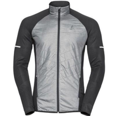 Odlo Jacket Hybrid Seamless Irbis Men Black/Concrete Grey