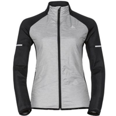 Odlo Jacket Hybrid Seamless Irbis Woman Black/Concretegrey