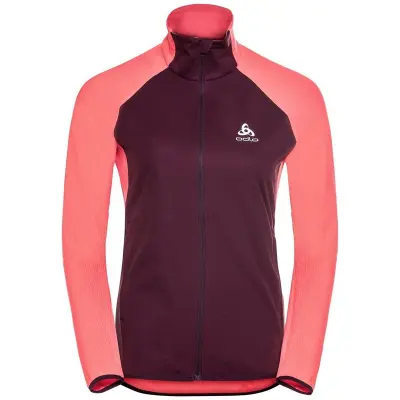 Odlo Jacket Zeroweight Warm Hybrid W Löparjacka Siesta/Winetasting, XS