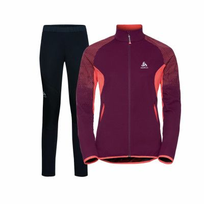 Odlo Set STRYN Dam Pickled Beet/HotCarol