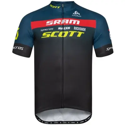 Odlo Stand-Up Collar S/SFull Zip Scott Sram