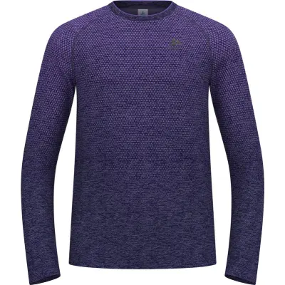 Odlo T-Shirt L/S Essential Seamless M Långärmad T-shirt Eclipse Melange, S