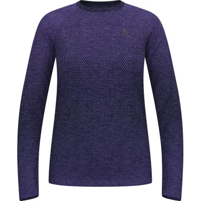 Odlo T-Shirt L/S Essential Seamless W Långärmad T-shirt Eclipse Melange, M
