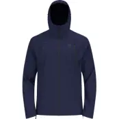 Odlo X-Alp Waterproof Pro Jacket M Herr Blå S | Löparjacka